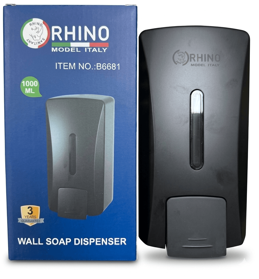 Distributeur de Savon Liquide Mural 1000ml - RHINO 