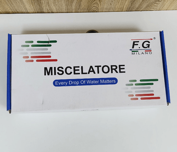 F.G Milano – Mitigeur Lavabo Haut Noir Mat