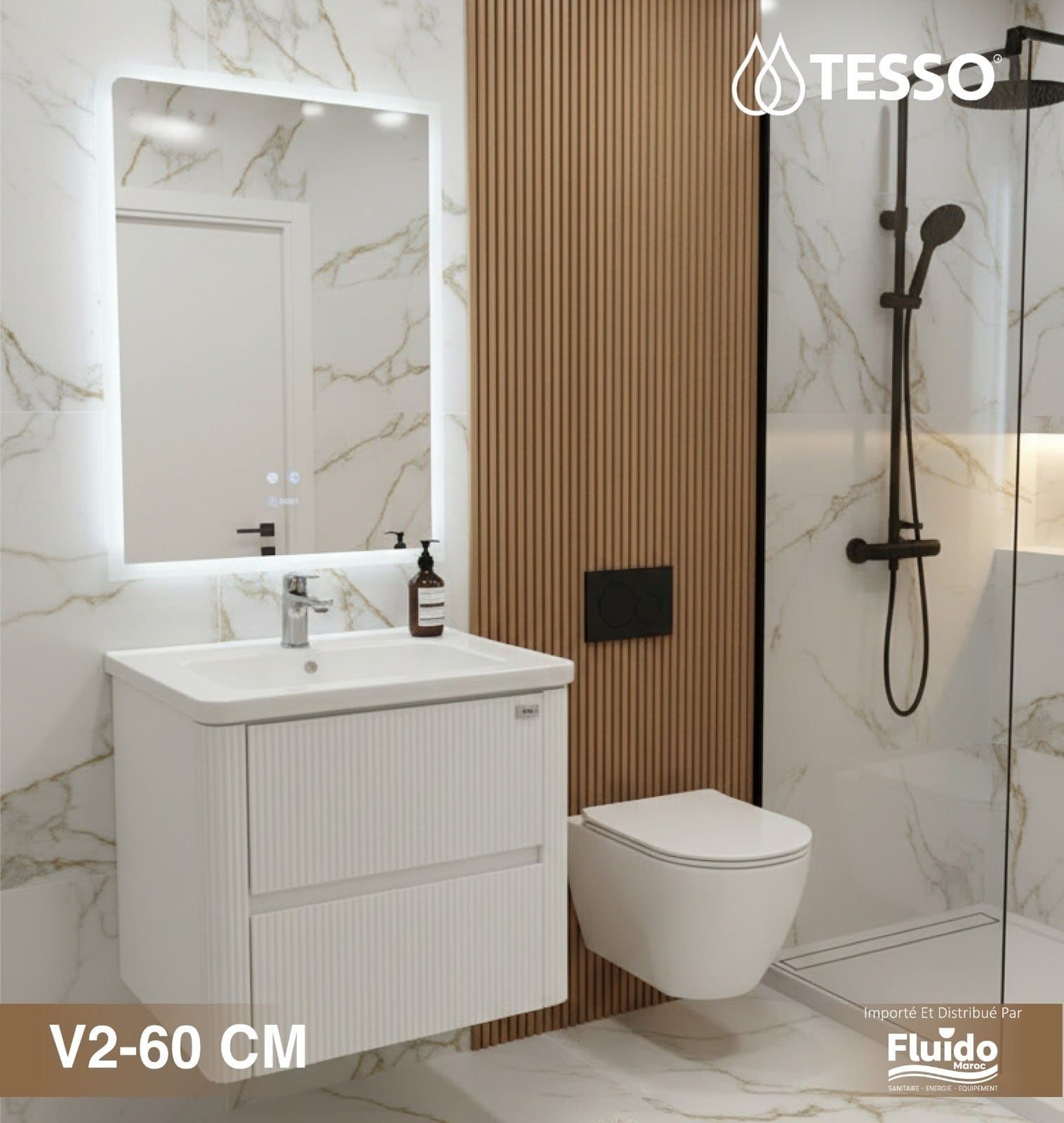 Meuble Salle de Bain V2 – 60 CM
