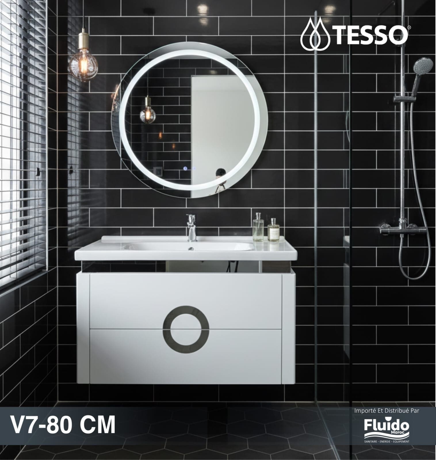 Meuble Salle de Bain V7 – 80 CM