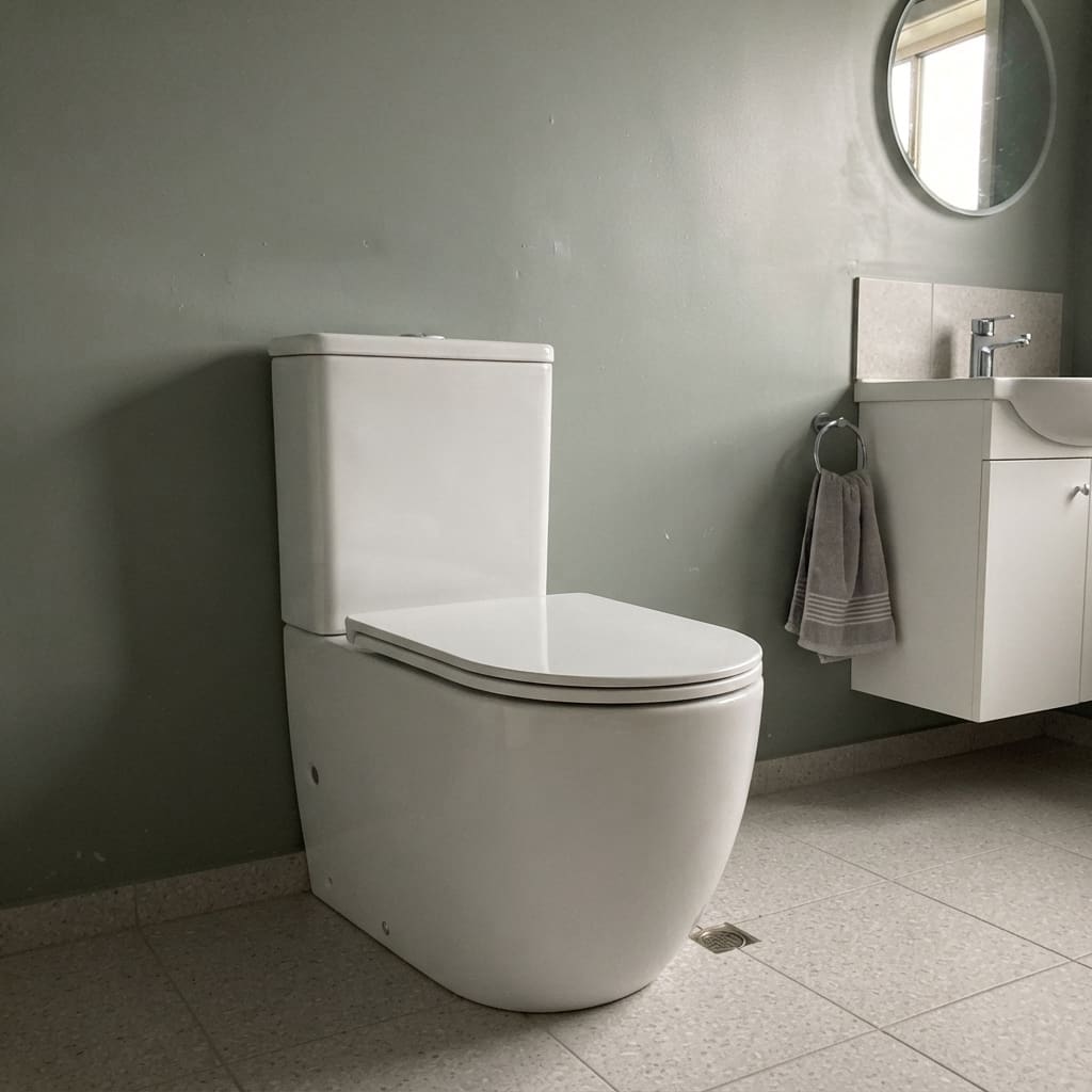 WC au Sol Blanc Premium – Design Moderne et Élégant