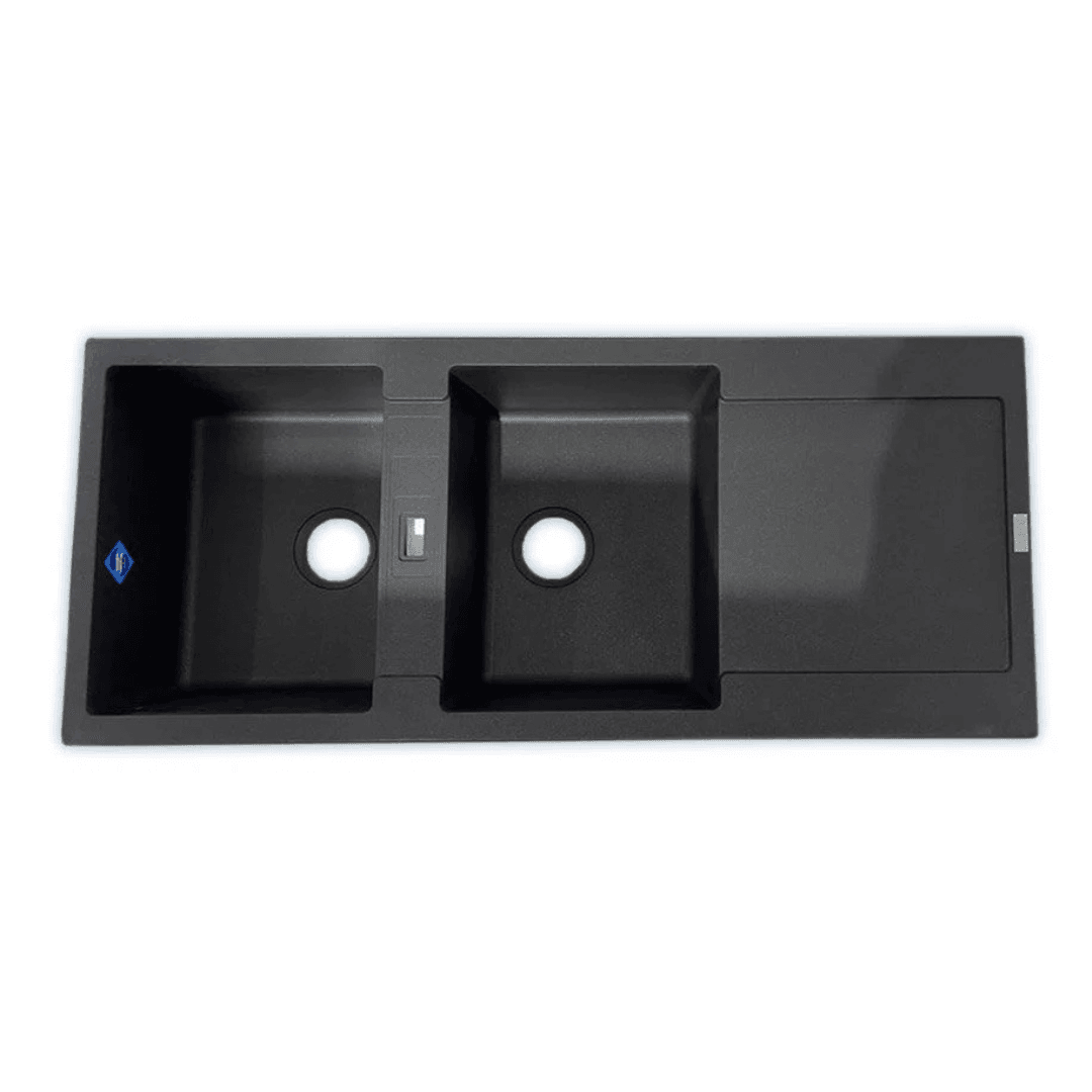 Evier Franke frangranit 2bac 116×50 noir